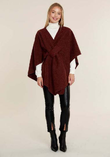 Wine Knit Wrap