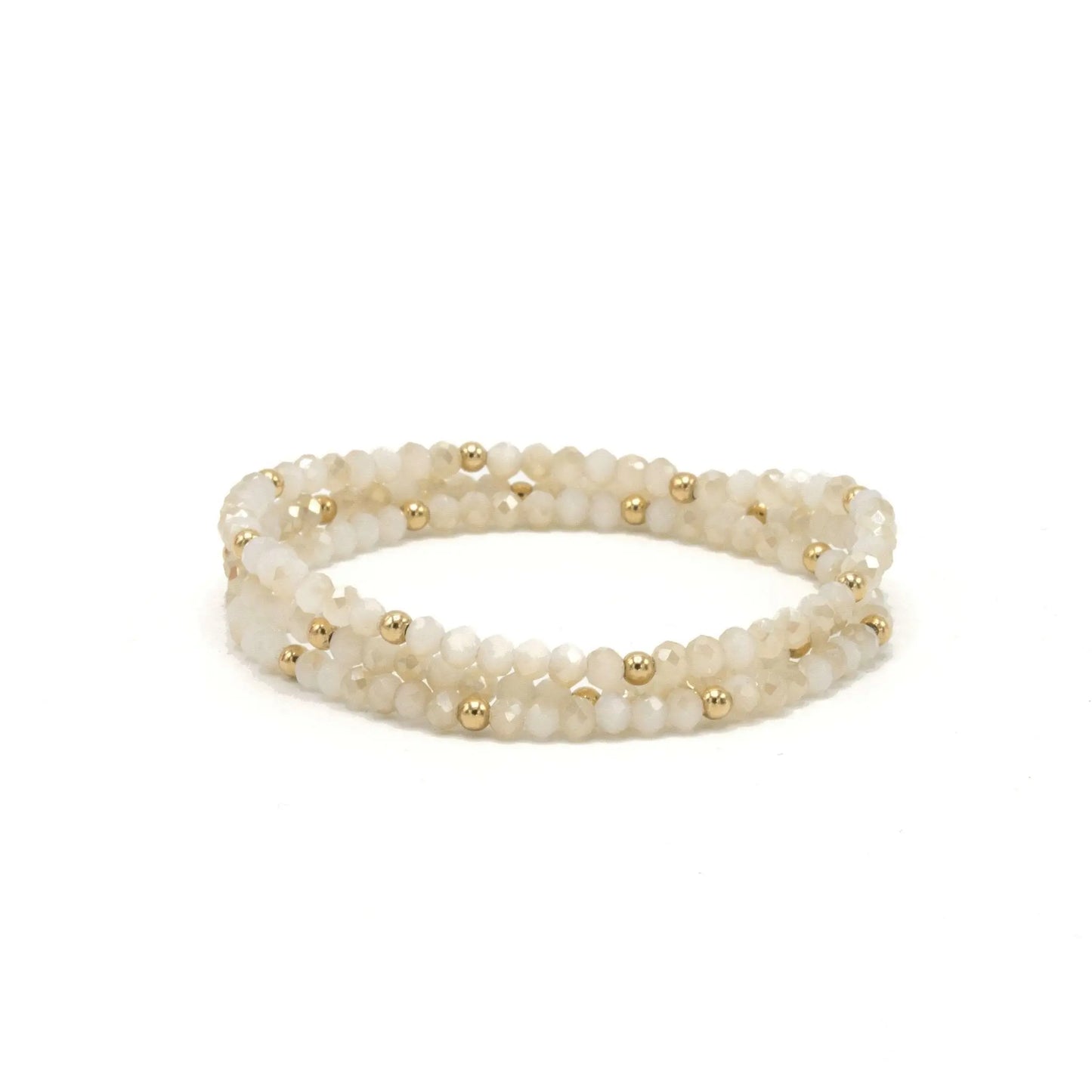 Shimmer Bracelet in Winter White