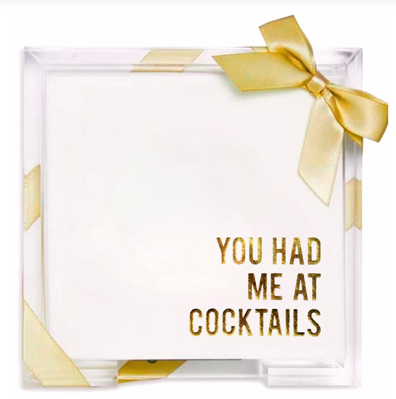 You Had Me at CocktailsHostess Napkin Set