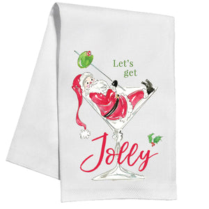 Let's Get Jolly Santa Towel