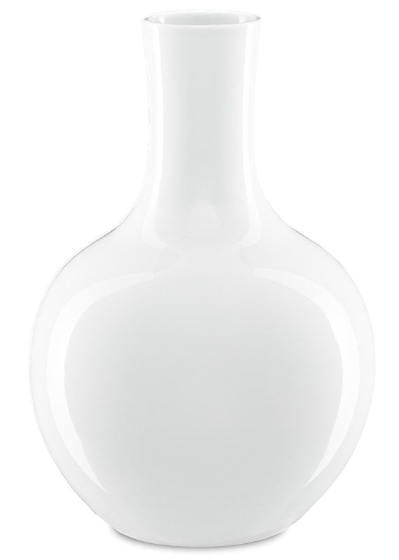 Large White Gourd Vase