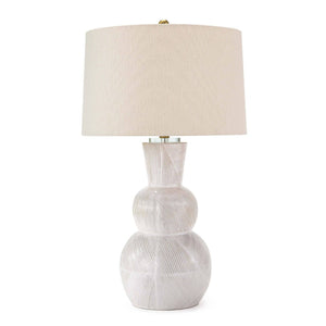 Ceramic Lined Table Lamp