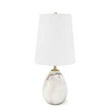 Load image into Gallery viewer, Oval Alabaster Base Mini Lamp