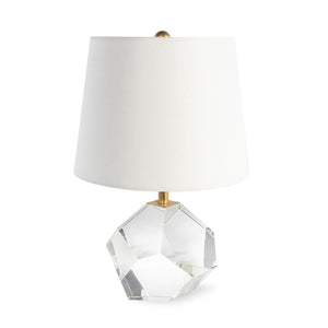 crystal faceted mini lamp