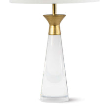 Load image into Gallery viewer, Conical Crystal &amp; Metal Cap Lamp