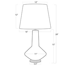 Load image into Gallery viewer, White Matte Ceramic Lamp