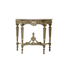 Load image into Gallery viewer, Louis XVI Console White Marble