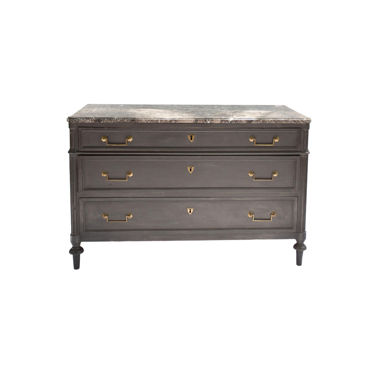 Black Louis XVI Style Commode