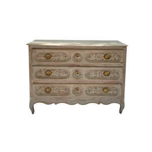 Painted Gray-Blue Louis XV-style Commode