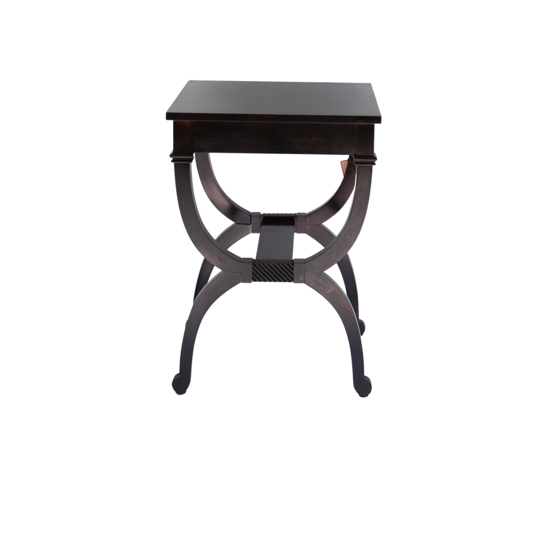 Chic black side table from Paris