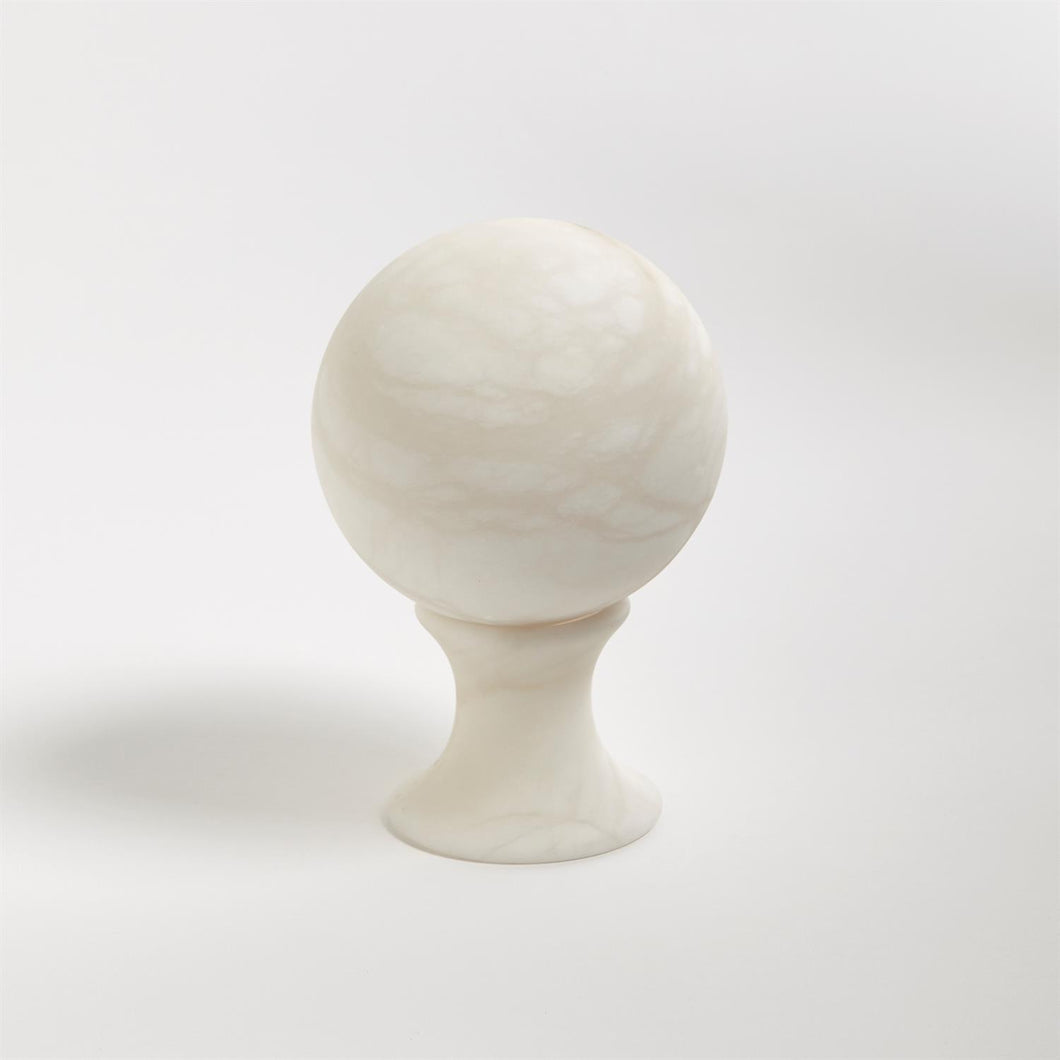 Small  Alabaster Sphere Stand