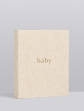 Load image into Gallery viewer, Baby Book with Linen Keepsake Box