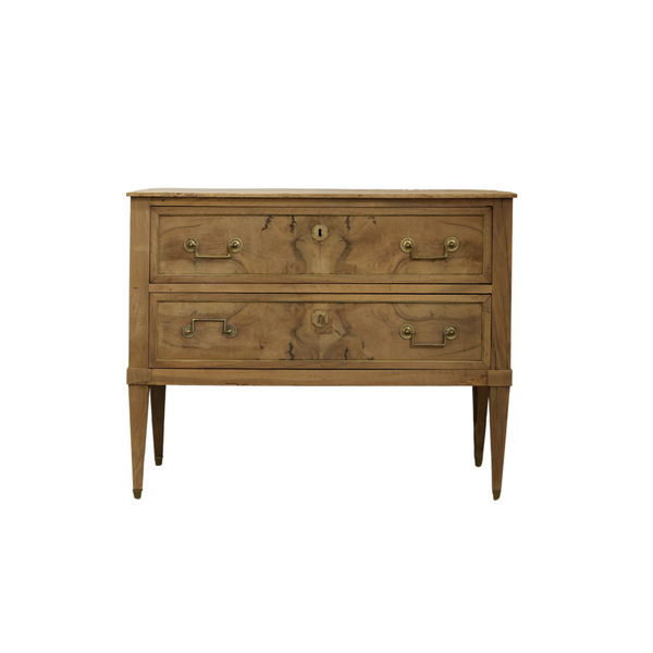 Parisian Sauteuse Louis XVI Burled Walnut