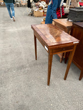 Load image into Gallery viewer, Flip top walnut game table