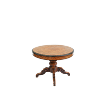 Load image into Gallery viewer, Pedestal Table with Geometric Marquetry