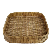Load image into Gallery viewer, Rattan Square Tray