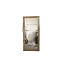 Load image into Gallery viewer, Blue Grey &amp; Gold Mirror