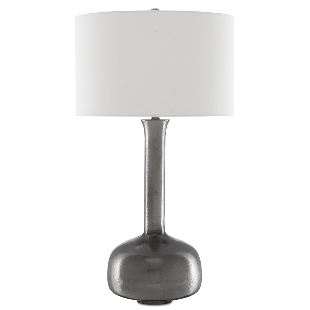 Dark Grey Nickel Lamp