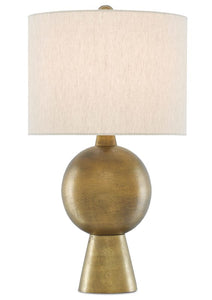 Brass Rounded Table Lamp