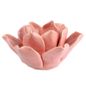 Pink Lotus Tea Light Holder