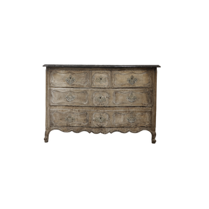 Louis XV Commode Black Marble Top