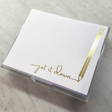 Load image into Gallery viewer, Pencil Luxe Gold Foil Note Pad