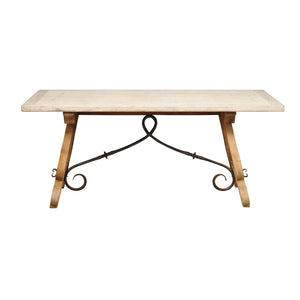 Stripped Oak Farm Table