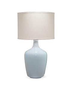 Grey Blue Plum Jar Table Lamp
