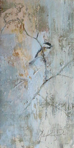 Justin Kellner - Black-capped Chickadee I (16 x 8)