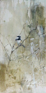 Justin Kellner - Black-capped Chickadee II (16 x 8)