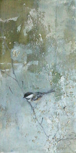 Justin Kellner - Black-capped Chickadee III (16 x 8)