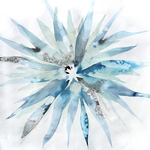Katherine Warinner - Blaue Blume 3 (42 x 42)