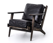 Load image into Gallery viewer, Ebony Leather Chair