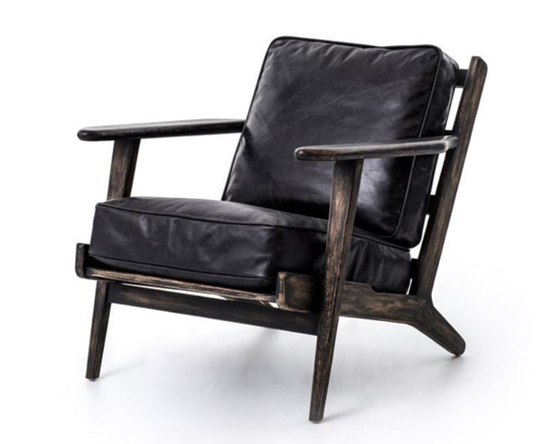 Ebony Leather Chair