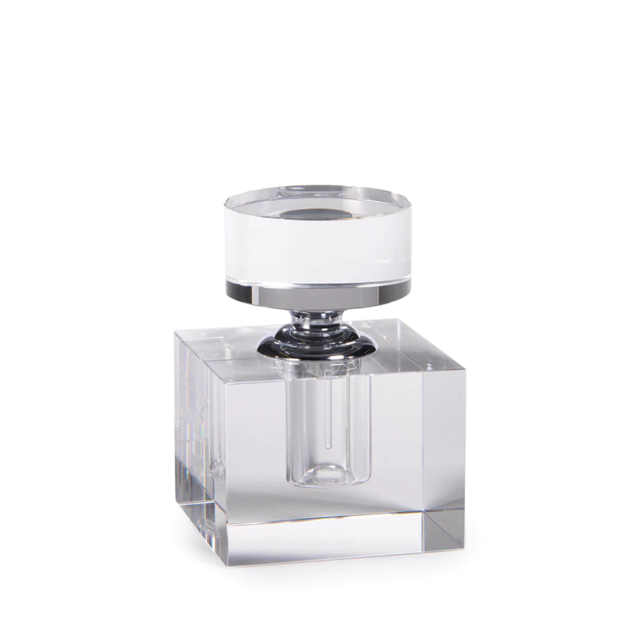 Small Glass Cube Perfume Bottle – Huff Harrington