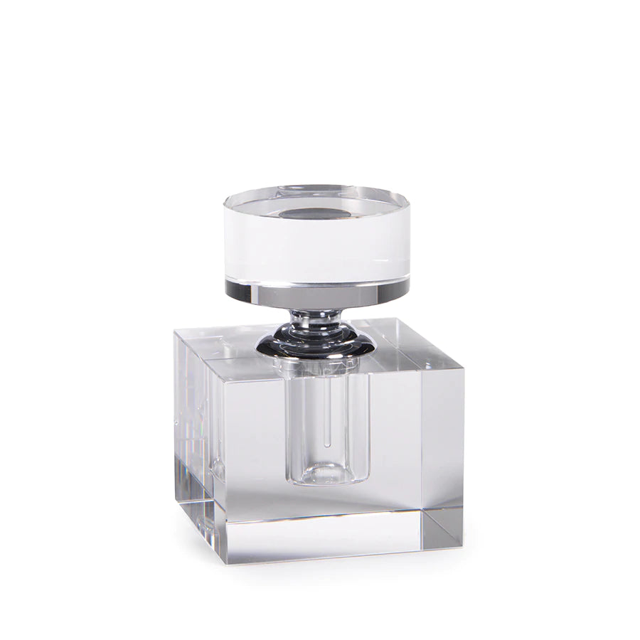 Small Glass Cube Perfume Bottle