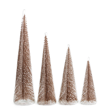 Load image into Gallery viewer, Clear Glass Tree with Glitter - XL