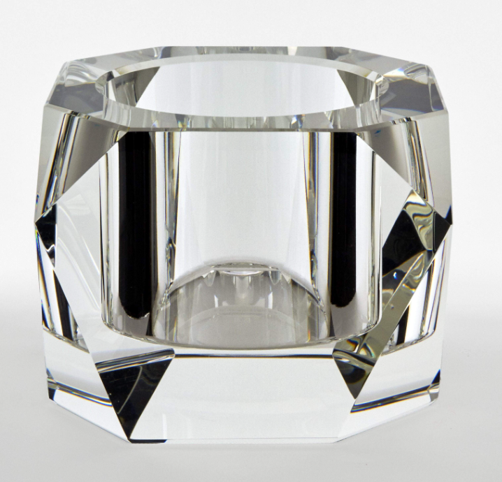 Glass Bowl Diamond Cylinder