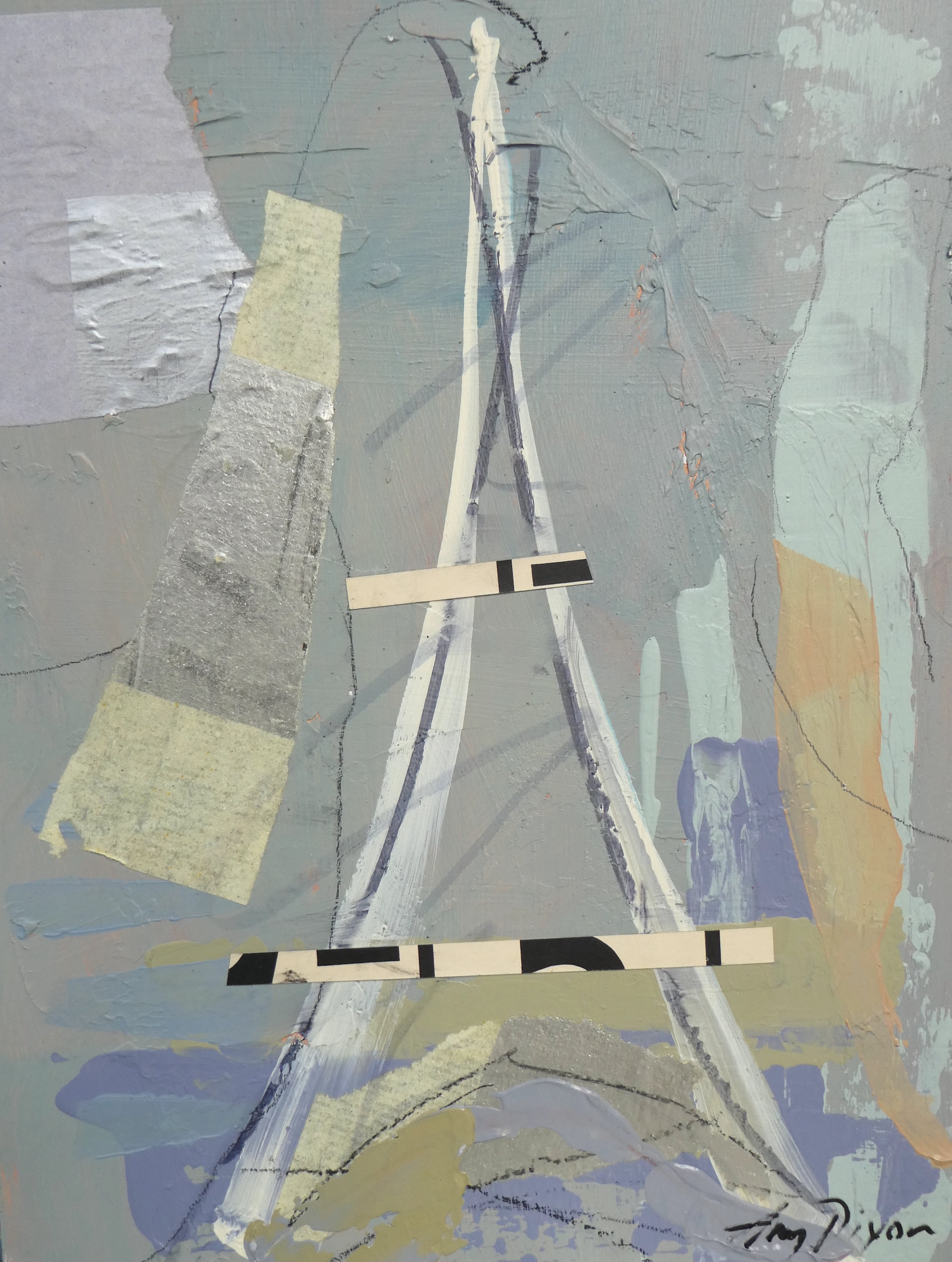 Amy Dixon - Eiffel Neutral No. 7 (12 x 9)