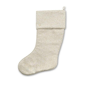 Gold Speckled Stocking with Cuff