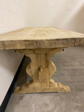 Load image into Gallery viewer, Stripped Bleached Walnut Table 79x31x30