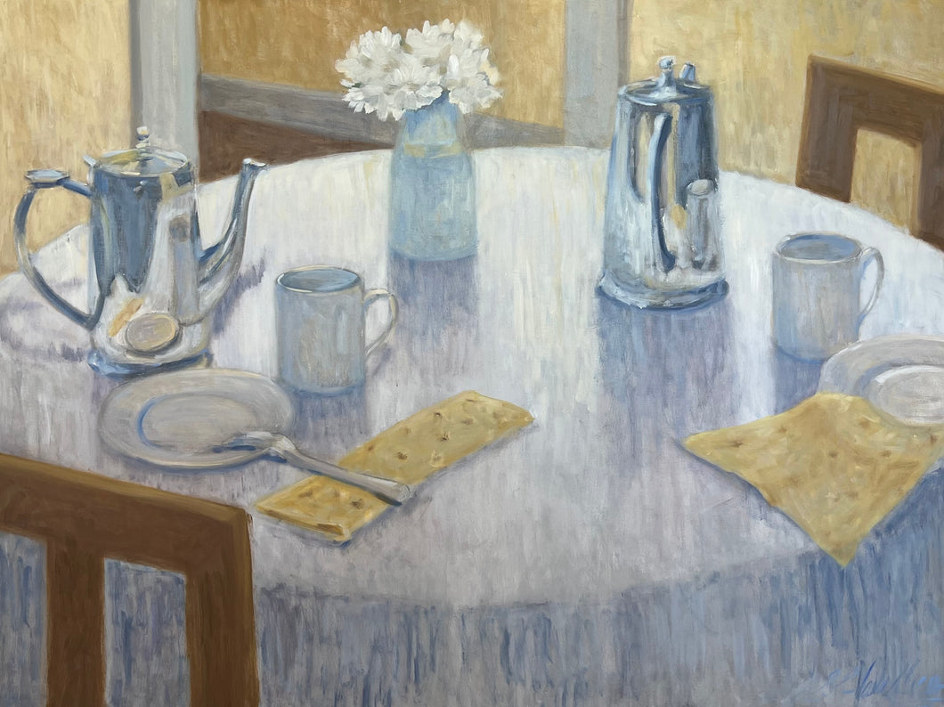 Ginny Williams - The Breakfast Table (30 x 40) - RESERVED