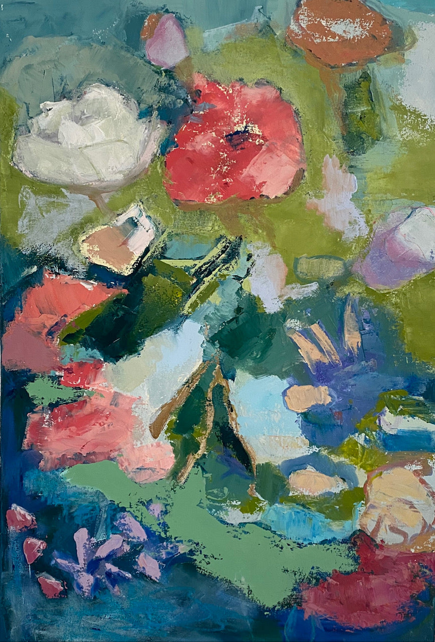 Anne Harney - Into the Garden- (30 x 20)
