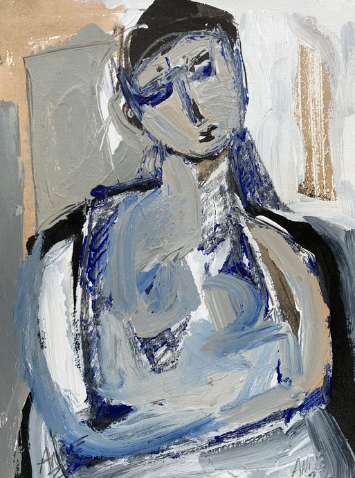 Anne Darby Parker - Island Figure Study IX (15 x 11)