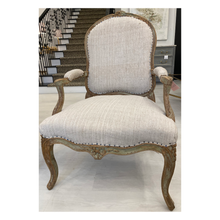 Load image into Gallery viewer, Italian Louis XV-Style Carved Recovered Armchair