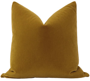 Bourbon Mohair Velvet Pillow 22x22