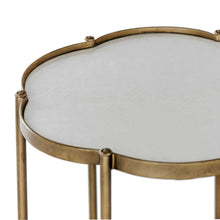 Load image into Gallery viewer, Brass Petal Silhouette Table