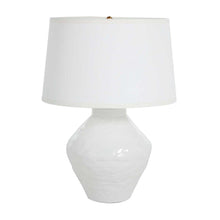 Load image into Gallery viewer, White Textured Ceramic Lamp