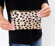 Load image into Gallery viewer, Dalmatian Cowhide Mini Clutch