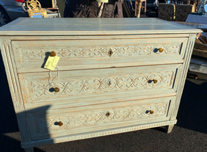 Pale Blue Painted Commode